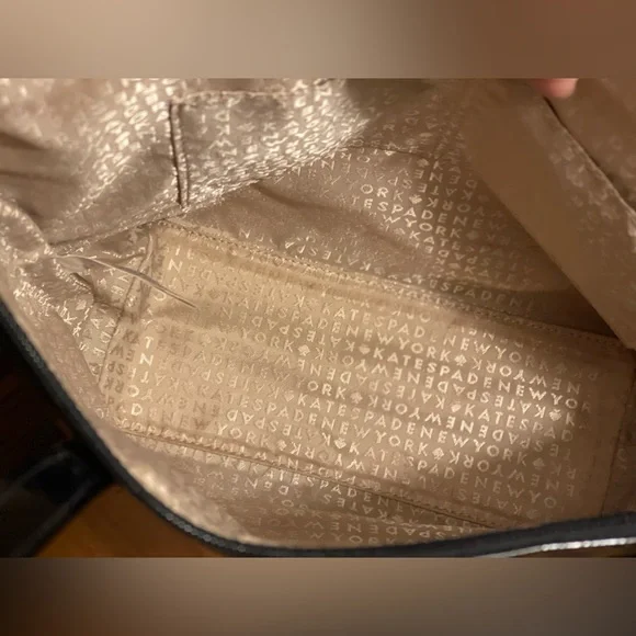 KATE SPADE NEW YORK Women's Black Patent Leather Tote Bag Org. $399 AUTH NWOT - Picture 9 of 16